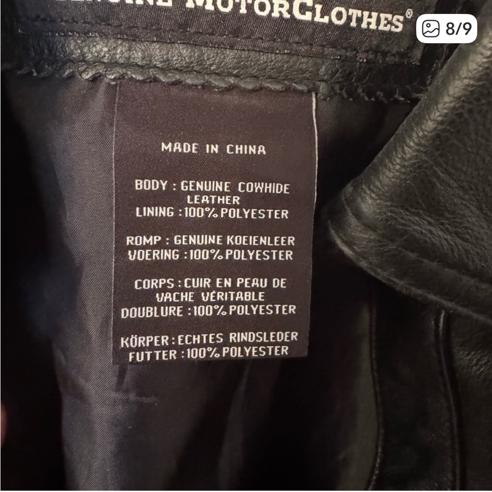 Harley-Davidson Black Leather Jacket - Picture 3 of 15